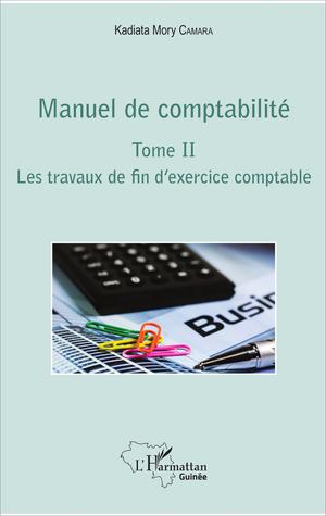 Manuel De Comptabilité Tome II : Les Travaux De Fin D'exercice ...