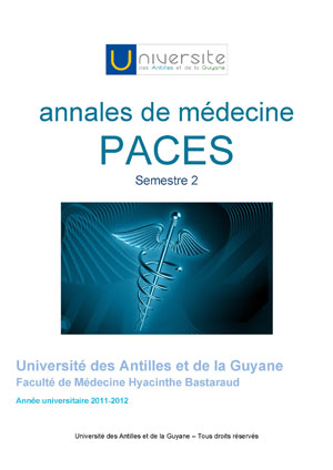 Annales De Médecine Paces Semestre 2 Elibris Université - 