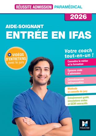 Cover of Réussite admission Entrée en IFAS - Aide-soignant 2026