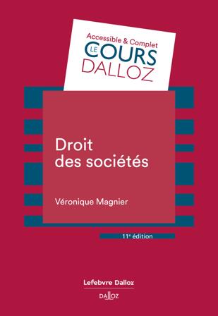 Cover of Droit des sociétés Ed. 11