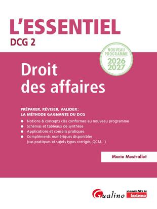 DCG 2 - Droit des affaires