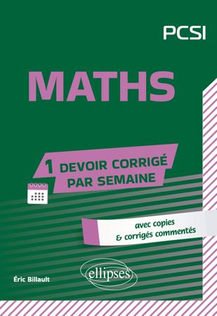 Maths. PCSI