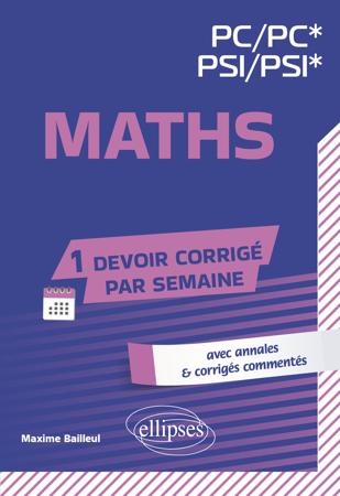 Maths. PC/PC*-PSI/PSI*
