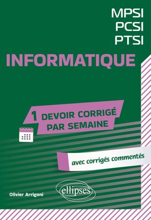 Informatique. MPSI-PCSI-PTSI