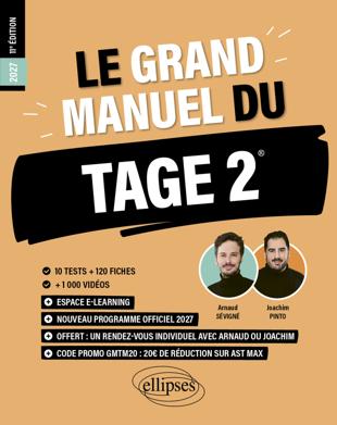 Le Grand Manuel du TAGE 2